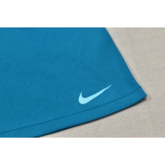 Nike Dri-FIT Women's Blue Ribbed Racerback Athletic Tank Top Size M - Picture 4 of 8